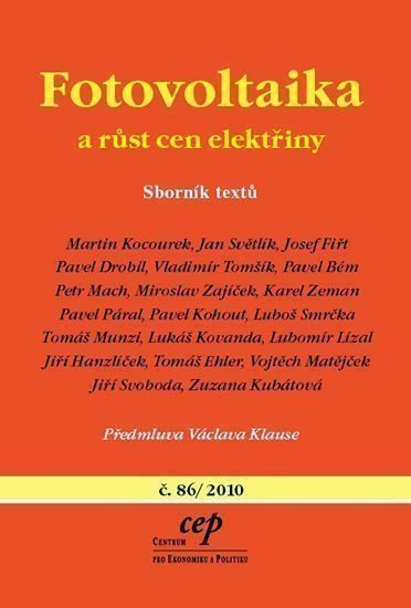 Fotovoltaika a růst cen elektřiny - Sborník textů Centrum pro ekonomiku a politiku