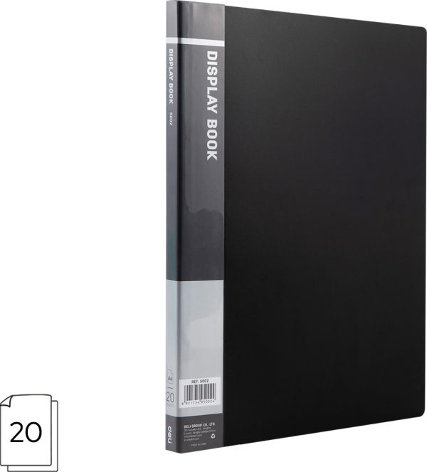 Katalogová kniha 20l DELI E38145-BK-EG černá