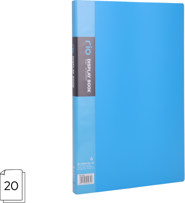 Katalogová kniha 20l RIO DELI E38145-PB-EG modrá
