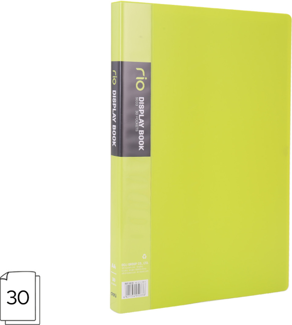 Katalogová kniha 30l RIO DELI E38146-LG-EG zelená