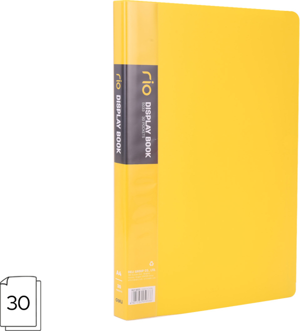 Katalogová kniha 30l RIO DELI E38146-MY-EG žlutá