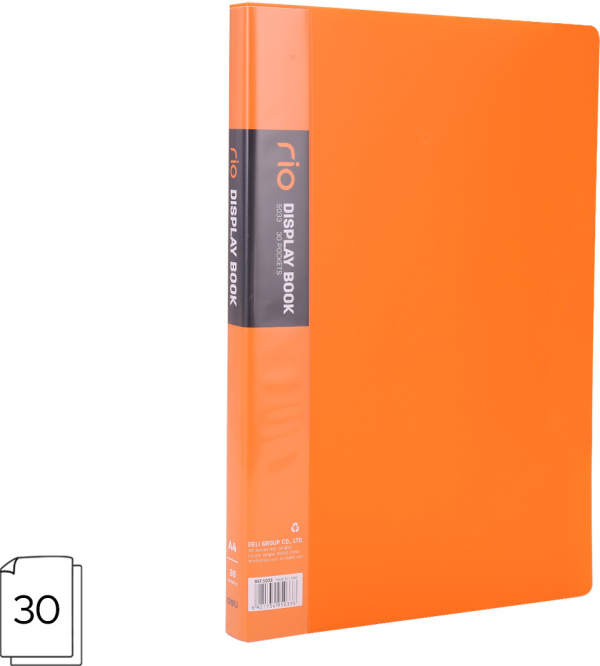 Katalogová kniha 30l RIO DELI E38146-OR-EG oranžová