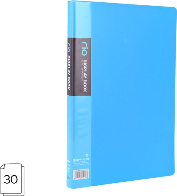 Katalogová kniha 30l RIO DELI E38146-PB-EG modrá