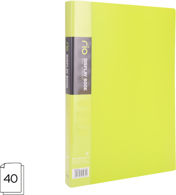 Katalogová kniha 40l RIO DELI E38147-LG-EG zelená