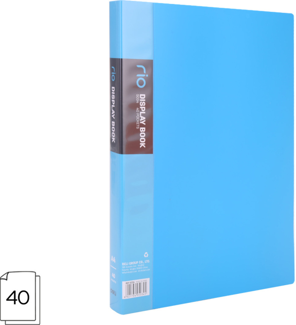 Katalogová kniha 40l RIO DELI E38147-PB-EG modrá