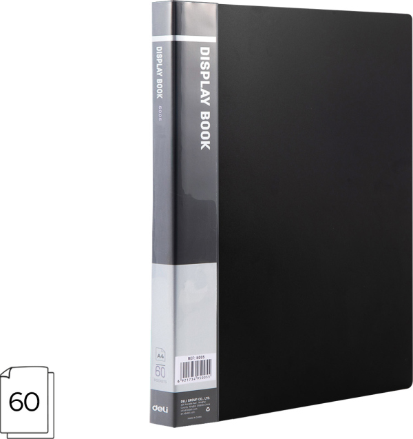 Katalogová kniha 60l DELI E38148-BK-EG černá