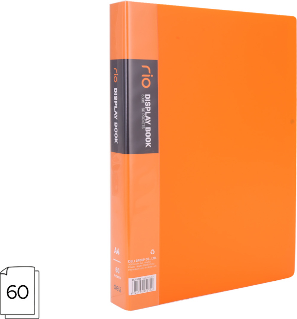 Katalogová kniha 60l RIO DELI E38148-OR-EG oranžová