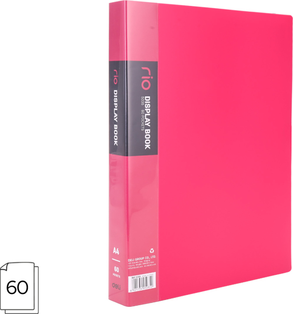Katalogová kniha 60l RIO DELI E38148-PK-EG růžová