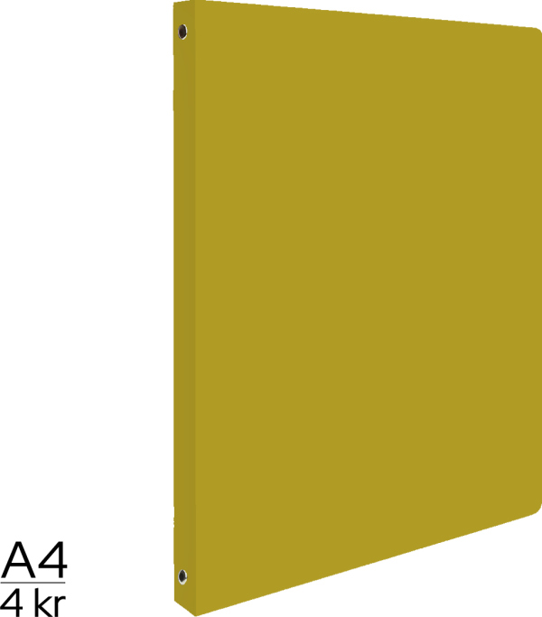 Pořadač LUMA A4 4 kroužkový olivový