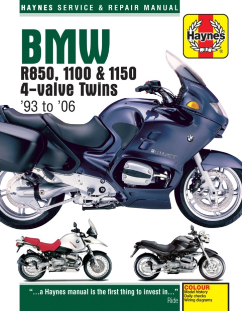 BMW R850, 1100 a 1150 4-valve Twins (93 - 06) Haynes Repair Manual