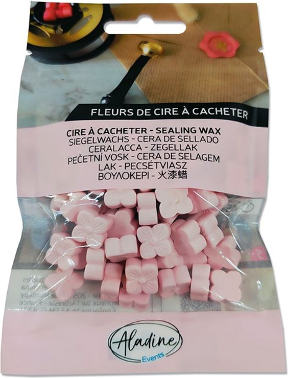 Aladine Pečetní vosk granulovaný Aladine - pastelový - rose pastel, pastelový růžový