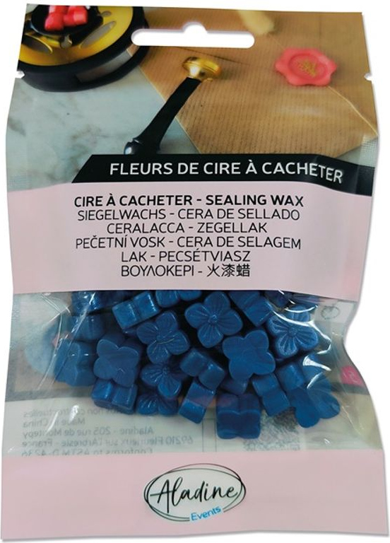 Aladine Pečetní vosk granulovaný Aladine - perleťový - VYBERTE ODSTÍN - Pečetní vosk granulovaný Aladine - bleu ardoise nacré, perleťový břidlicově modrý
