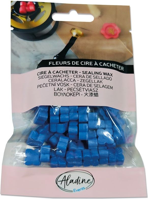 Aladine Pečetní vosk granulovaný Aladine - bleu azur, azurový