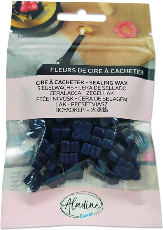Aladine Pečetní vosk granulovaný Aladine -  bleu marine, námořní modrý
