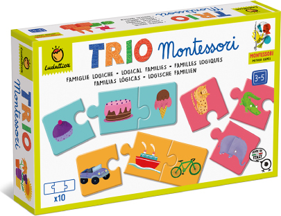 Ludattica - Montessori trio logic - Rodiny
