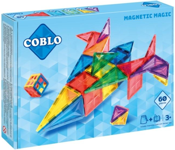COBLO - Magnetická stavebnice 60 dílů - Classic