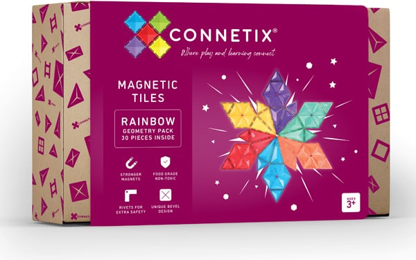 Connetix - Magnetická stavebnice - geometrie 30 dílů Connetix