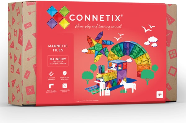 Connetix - Magnetická stavebnice 212 dílů Connetix