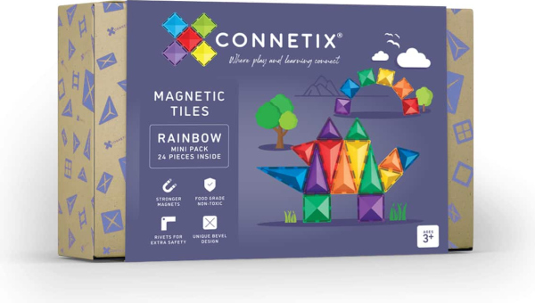Connetix - Magnetická stavebnice 24 dílů Mini Pack Connetix