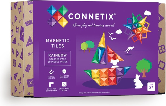 Connetix - Magnetická stavebnice 60 dílů Connetix
