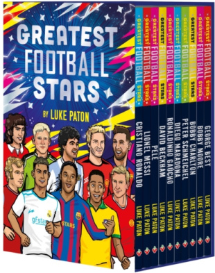 Greatest Football Stars 10 Book Collection