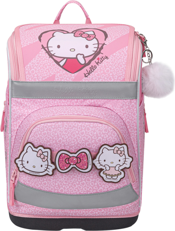 BAAGL Školní aktovka Zippy Plus Hello Kitty Sweet Leopard GRS