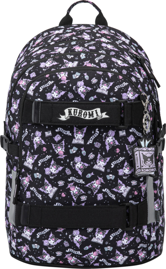 BAAGL Školní batoh Skate Kuromi Black GRS
