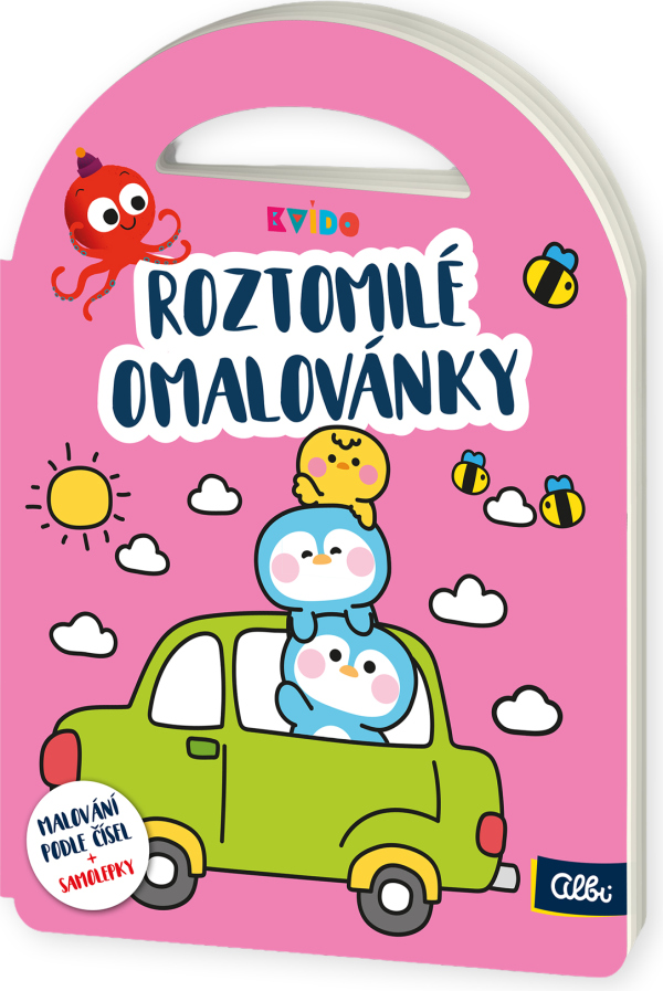 Kvído - Roztomilé omalovánky: Tučňáci