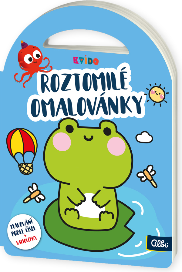 Kvído - Roztomilé omalovánky: Žabička