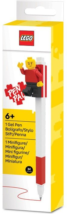 LEGO® Gelové pero s minifigurkou, červené LEGO Trading s.r.o.