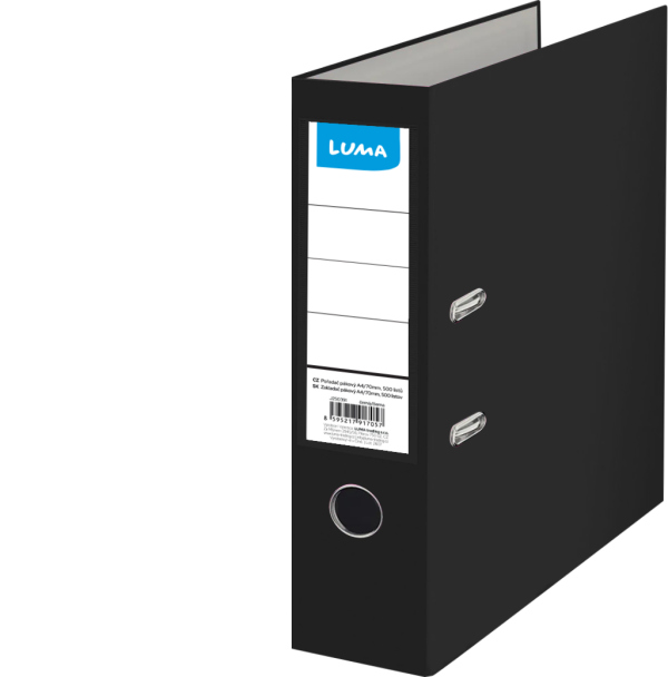 Pořadač A4 pákový černý LUMA LUMA trading s.r.o.