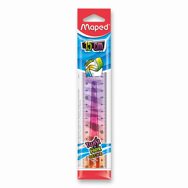 Pravítko Maped Twist'n Flex Decor Animals - 15 cm