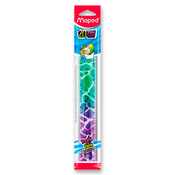 Pravítko Maped Twist'n Flex Decor Animals - 20 cm