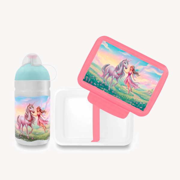Set Zdravá lahev 0,5 l a Zdravá sváča - kouzelný jednorožec