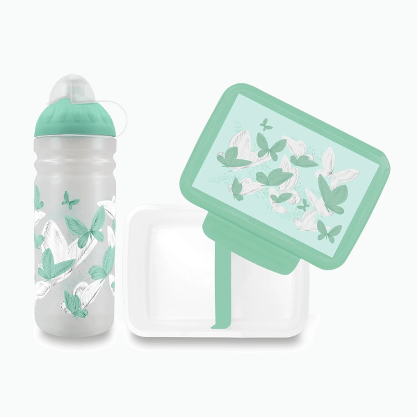 Set Zdravá lahev 0,7 l a Zdravá sváča - butterfly