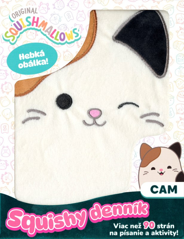 Squishmallows - Squishy denník - Cam