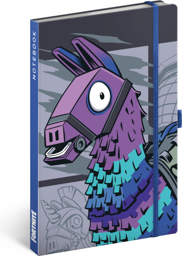 NOTIQUE Notes Fortnite – Llama, linkovaný, 13 x 21 cm