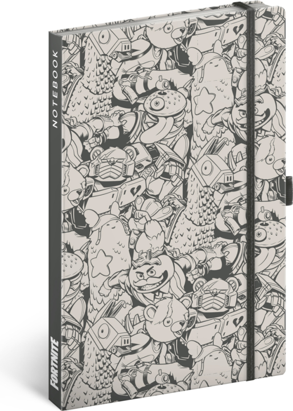NOTIQUE Notes Fortnite – Legends, linkovaný, 13 x 21 cm