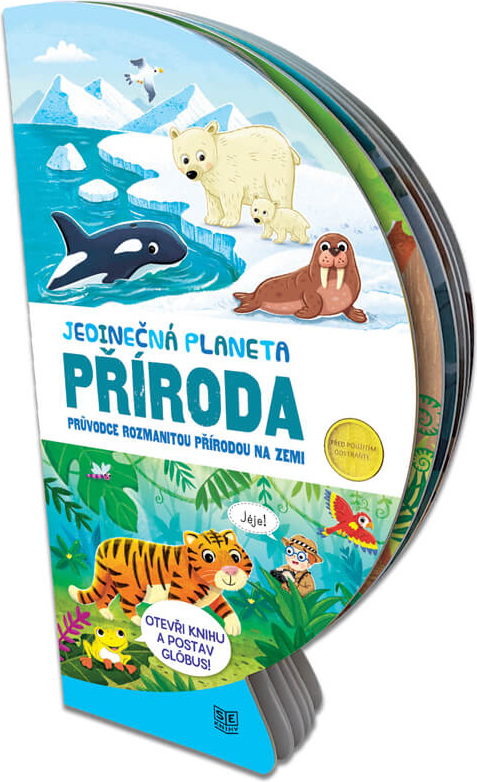 Pexi Knížka rozkládací glóbus - Příroda