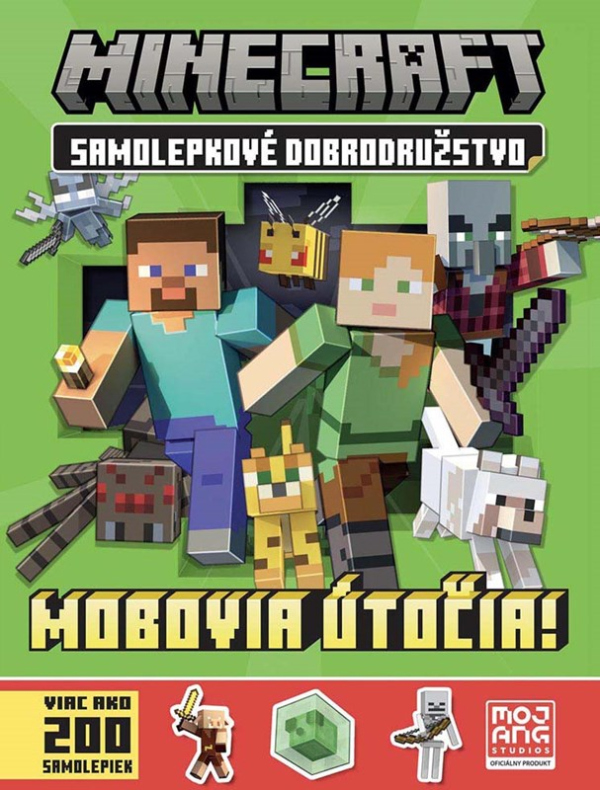 Minecraft: Samolepkové dobrodružstvo - Mobovia útočia!