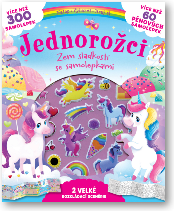 Jednorožci Kouzelné samolepkové království Brožovaná