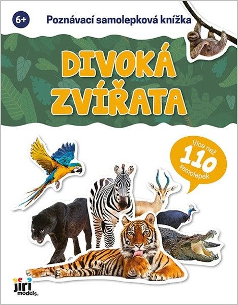 Poznávací samolepková knížka Divoká zvířata