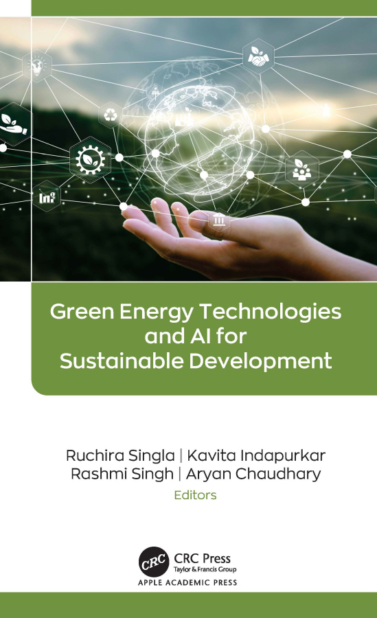 Green Energy Technologies and AI for Sustainable Development Apple Academic Press
