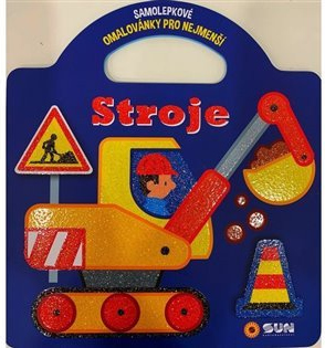 Stroje - Samolepkové omalovánky