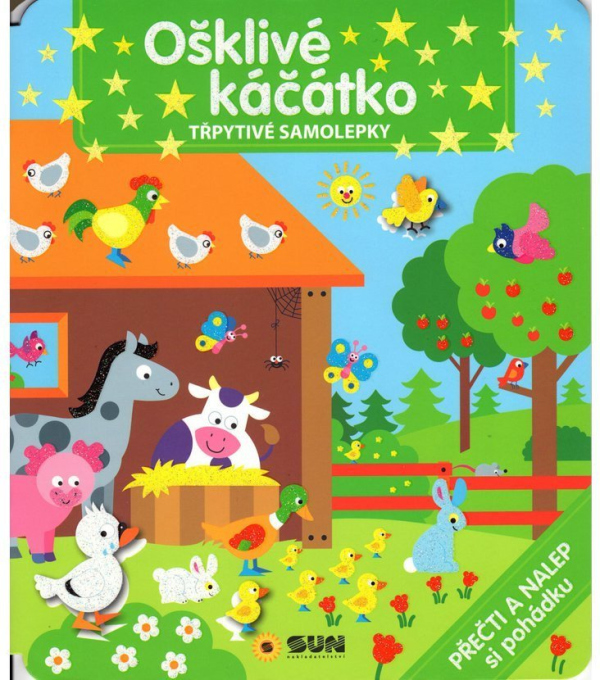 Ošklivé kačátko - Třpytivé samolepky