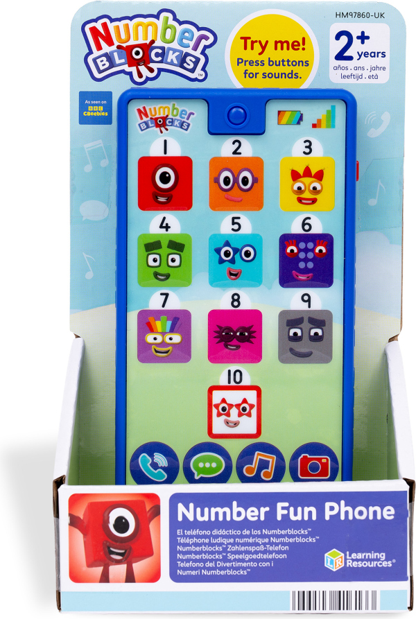 Learning Resources – Numberblocks™ Zábavný telefon s čísly