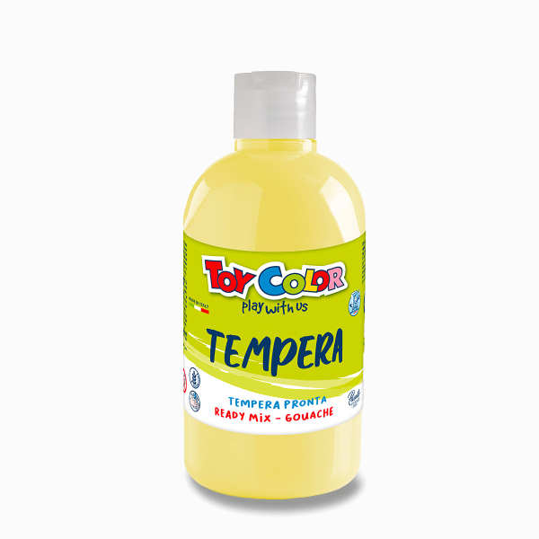 Temperová barva Toy Color - 500 ml, citronově žlutá