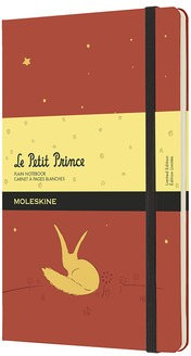 Moleskine Limited Edition Petit Prince Large Plain Notebook, Coral Orange