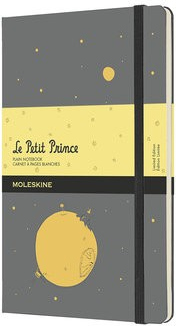 Moleskine Limited Edition Petit Prince Large Plain Notebook, Slate Grey