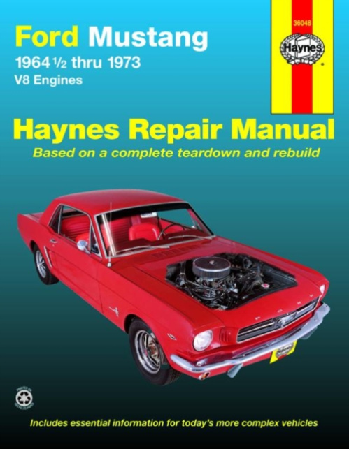Ford Mustang, Mach 1, GT, Shelby, a Boss V-8 (1964-1973) Haynes Repair Manual (USA)